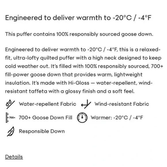 Aritzia Babaton Cloud White Park City Puffer - Picture 8 of 8